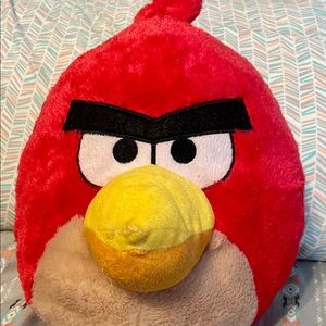Angry Birds red plush backpack